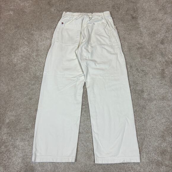 Big Bud Press Work Pants White Women's Medium Blue Label - Picture 3 of 10